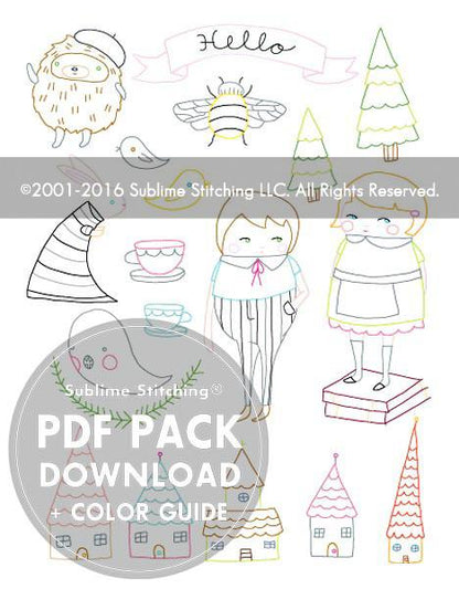 DUTCH RUSSIAN - 3 Themes Embroidery Patterns