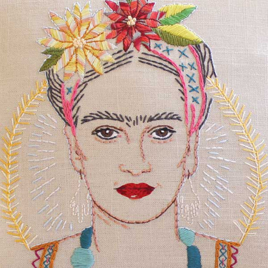 TE AMO FRIDA - PDF Embroidery Portrait Pattern & Stitch Atlas™ by Jenny Hart