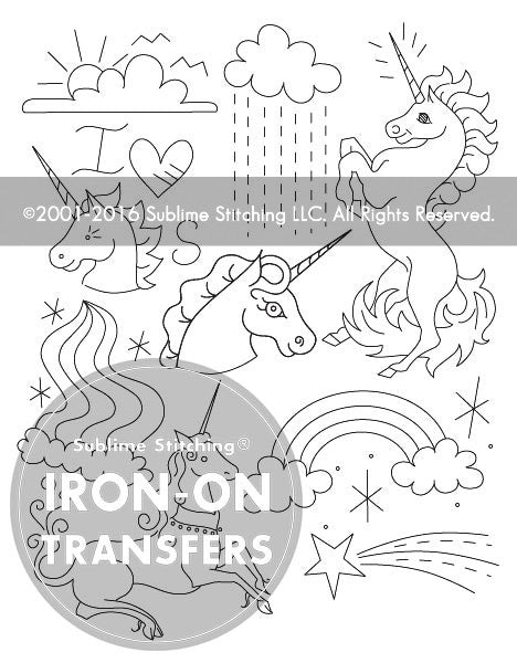 UNICORN BELIEVER - 3 Themes Embroidery Patterns