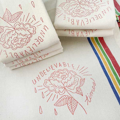 "Unbelievable Times" Embroidery Design by Jenny Hart