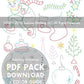 VINTAGE ORNAMENTS - 3 Themes Embroidery Patterns