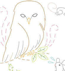 BIRDS OF PREY - PDF Embroidery Pattern