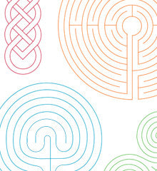 LABYRINTHS - 1 Theme Embroidery Patterns