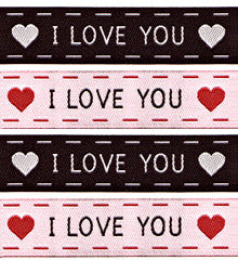 Woven Labels - I Love You