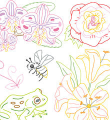 LITTLE BLOOMS - 1 Theme Embroidery Patterns