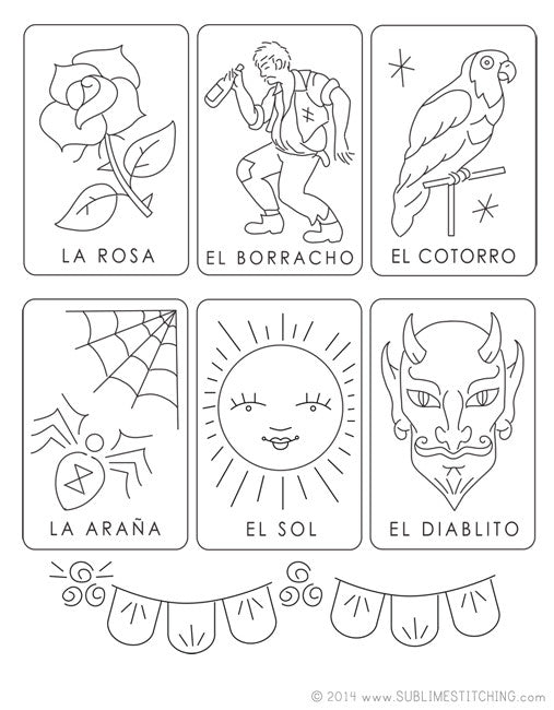 La Estrella 35 Patch Mexican Loteria Card Sublimated Embroidery
