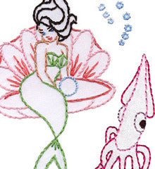 UNDER THE SEA - 3 Themes Embroidery Patterns